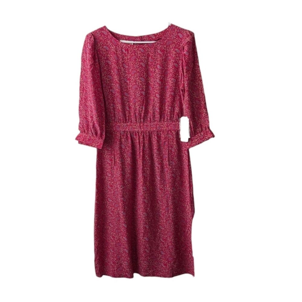 NWT Vintage Maggy London by Jeannene Booher 100% Silk Dress